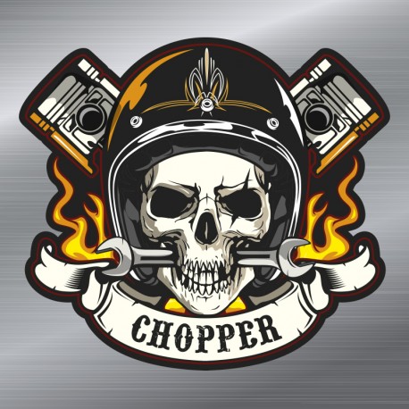 pegatina chopper