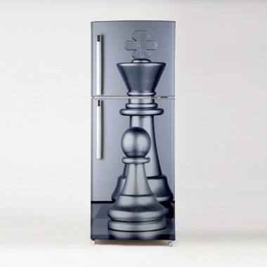 pegatina para frigo motivo ajedrez