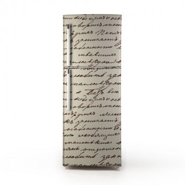 pegatina frigo manuscrito