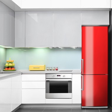 Vinilo para frigo rojo