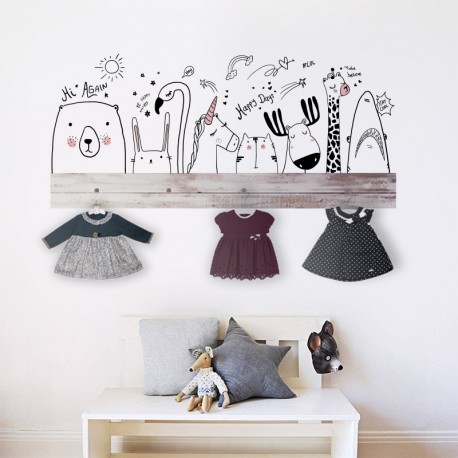Hacer perchero infantil
