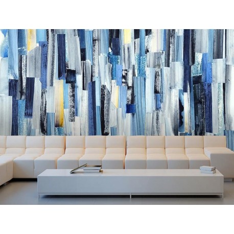  Fotomural salón Arte Azul