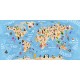 Fotomural infantil a medida Mapa Mundo