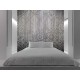 Fotomurales: hormigon mosaico en dormitorio