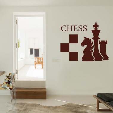 Vinilos decorativos: ajedrez chess