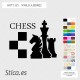 Vinilos decorativos: ajedrez chess 1