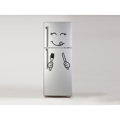 Vinilo hora de comer en frigo