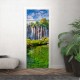 Vinilo para puerta trampantojo cascada