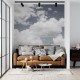 Fotomural Nubes fresco en pared salón