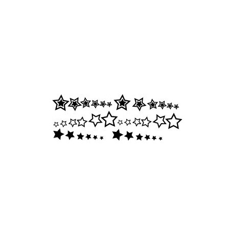 Estrellas I Decoración Vehículo decoración con vinilo