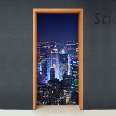 vinilo decorativo Rascacielos II para Puerta