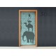 Puerta Animalitos Azul decoración con vinilo