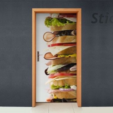 pegatina decorativa Puerta Mega Sandwich 
