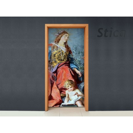 Vinilo Clásico roma puerta-vinilos-decorativos