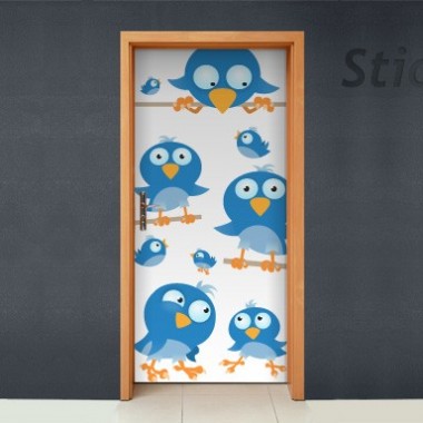 Vinilo Aviones puerta -vinilos-decorativos