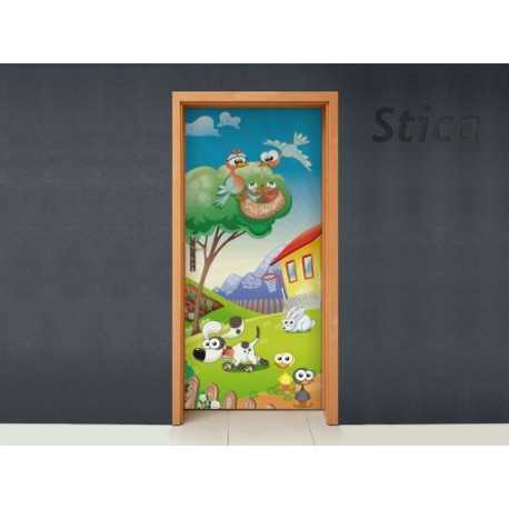 Vinilo Granja ii puerta -vinilos-decorativos