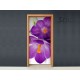 Vinilo Malva flor puerta -vinilos-decorativos