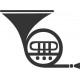 Trompeta 1 decoración con vinilo