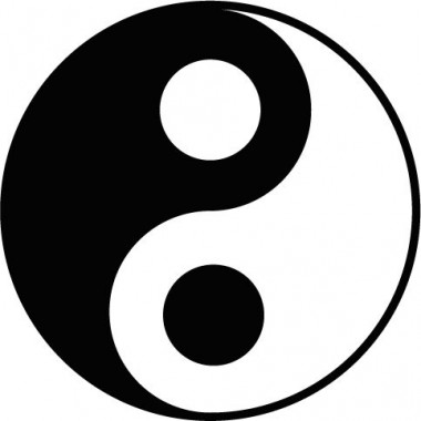 pegatina decorativa Yin Yang