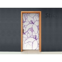 Flor Violeta para Puerta