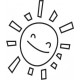 adhesivo decorativo Sol Sonrisa