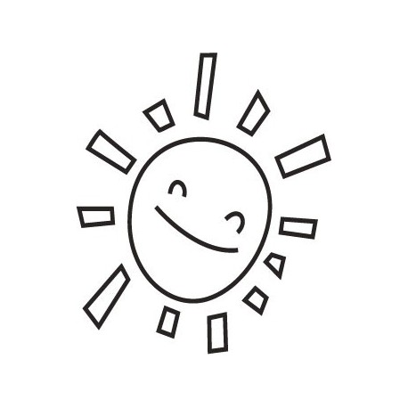 adhesivo decorativo Sol Sonrisa