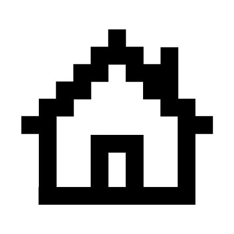 pegatina decorativa Icono Inicio