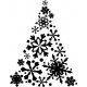 adhesivo decorativo Árbol de Navidad III