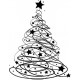 pegatina decorativa Árbol de Navidad VI