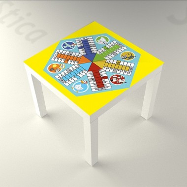 Parchis de 6 Animalitos de 55 x 55 decoración con vinilo