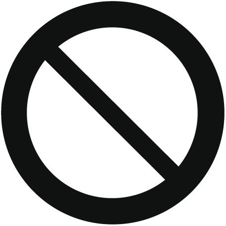 Símbolo Prohibido imagen vista previa