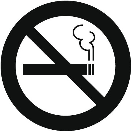 vinilos imagen producto Símbolo Prohibido Fumar