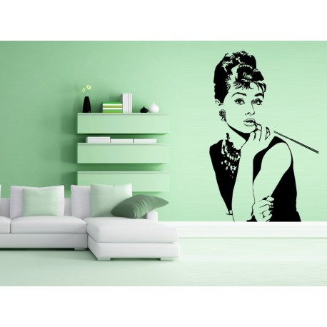 vinilo decorativo Audrey Hepburn I