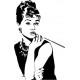 pegatina decorativa Audrey Hepburn I