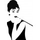 pegatina pared Audrey Hepburn VIII