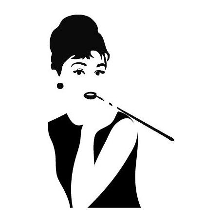 pegatina pared Audrey Hepburn VIII