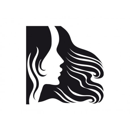 Perfil Mujer I imagen vinilo decorativo