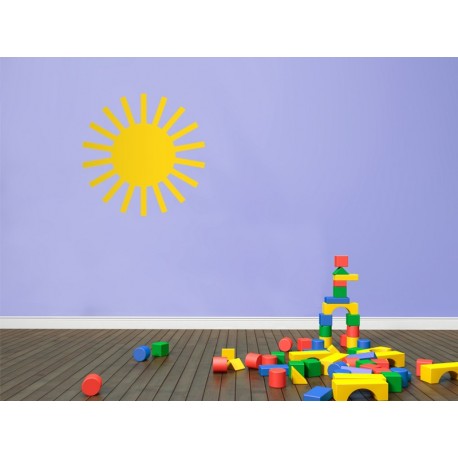 Infantil Coches Ciudad Sol imagen vinilo decorativo