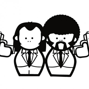 Personajes Pulp Fiction producto vinilos