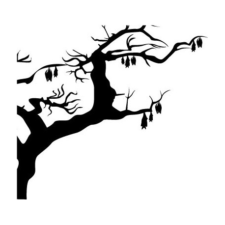 Árbol Murciélagos decoración con vinilo