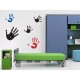 Huella Mano I adhesivo decorativo ambiente