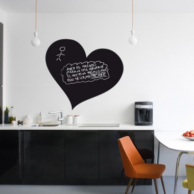 vinilo decorativo Pizarra Corazón