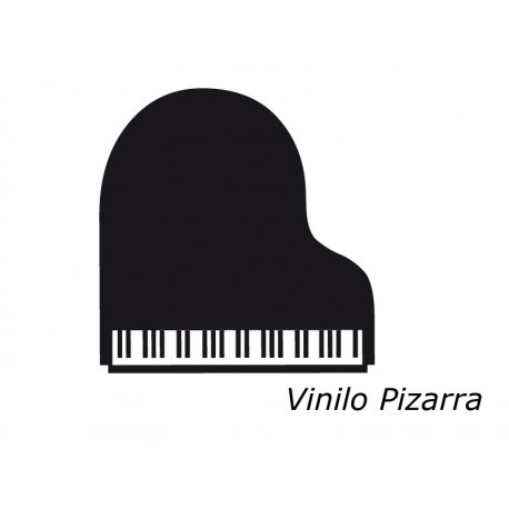 Pizarra Piano decoración con vinilo