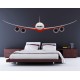 Avion Comercial para Pared adhesivo decorativo ambiente