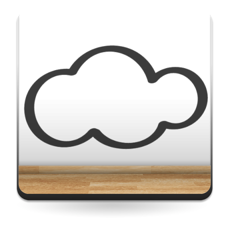 pegatina decorativa Contorno de Nube Dulces Sueños