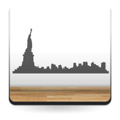 adhesivo decorativo Skyline Manhattan