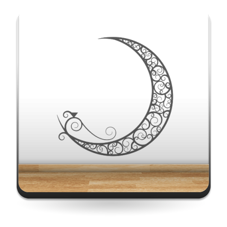 pegatina decorativa Luna Étnica