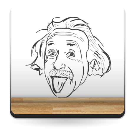 adhesivo decorativo Einstein Motivo