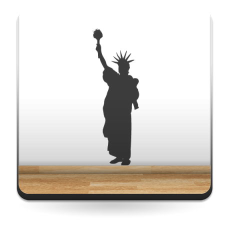 adhesivo decorativo Estatua de la Libertad II