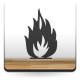 Símbolo Fuego imagen vinilo decorativo